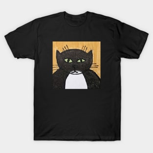 Whimsical Cat Portrait #1 T-Shirt